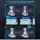 PS4 & PS5 Cooling Stand with Dual Controller Charging Dock – Multi-Function Gaming Console Organizer
