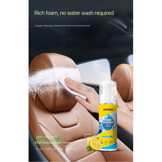 Deep Clean Any Surface Easily, One Cleaner for Home & Car – Powerful Multi-Enzyme Foam Cleaner