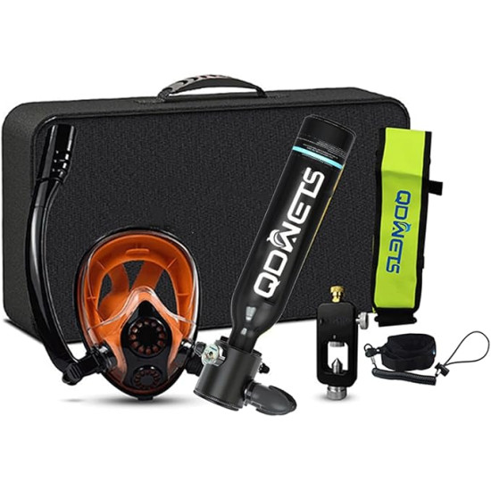 Explore Underwater with Confidence – Mini Scuba Tank (0.5L Portable Diving Air Set)