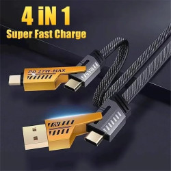 4 in 1 Fast Charging Cable(3ft) 4 in 1 Fast Charging Cable(3ft)