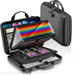 Protect Your Important Documents – Fireproof And Water Resistant Organizer Box