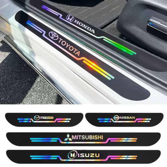 Car Door Sill Strip Protective Cover Anti-scratch and Anti-collision Door Decorative Strip