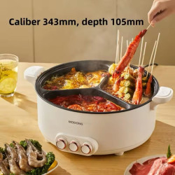Electric Skillet Multi-functional Electric Hot Pot