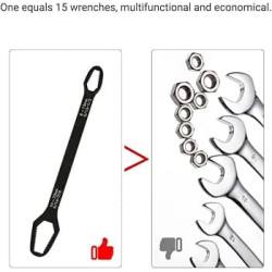 Replace Multiple Tools One Wrench for Any Job – Universal Double-Head All In One Spanner