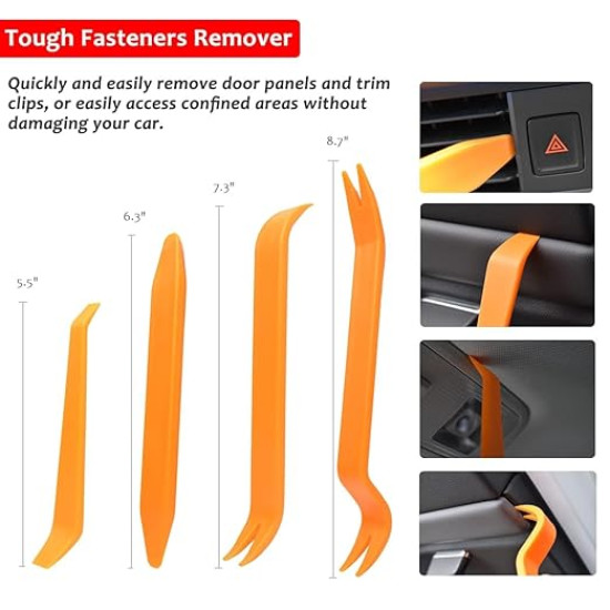 Fix Loose Bumpers & Panels Fast – 105PCS Car Retainer Clip Kit with Removal Tool