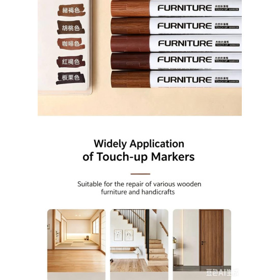 12-ColorFiller Sticks & Wax Crayons for Multi-purpose Surface Restoration