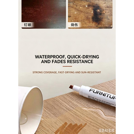 12-ColorFiller Sticks & Wax Crayons for Multi-purpose Surface Restoration