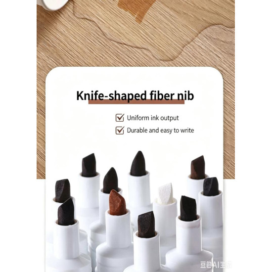 12-ColorFiller Sticks & Wax Crayons for Multi-purpose Surface Restoration