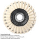 125mm Wool Felt Flap Polishing Disc for Angle Grinder – Mirror Finish Buffer Wheel for Car, Glass, Jewelry & Metal