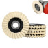 125mm Wool Felt Flap Polishing Disc for Angle Grinder – Mirror Finish Buffer Wheel for Car, Glass, Jewelry & Metal