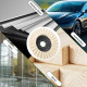 125mm Wool Felt Flap Polishing Disc for Angle Grinder – Mirror Finish Buffer Wheel for Car, Glass, Jewelry & Metal