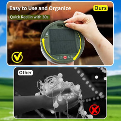 Portable Lighting for Any Adventure – Retractable Solar Camping String Lights