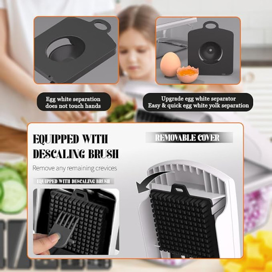15-in-1 Vegetable Chopper & Mandoline Slicer | Kitchen Food Dicer