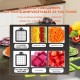 15-in-1 Vegetable Chopper & Mandoline Slicer | Kitchen Food Dicer