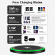 15W Fast Wireless Charger Pad  – Qi Charging Station with Power Adapter