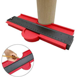 Contour Gauge Profile Gauge Measuring Tool Contour Knife Contour Duplicator Marking Tools for Irregular Profile, Tiles, Laminate and Wood etc. (25 cm, Red) Contour Gauge Profile Gauge Measuring Tool Contour Knife Contour Duplicator Marking Tools for Irregular Profile, Tiles, Laminate and Wood etc. (25 cm, Red)