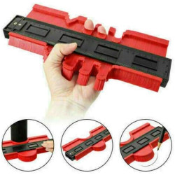 Contour Gauge Profile Gauge Measuring Tool Contour Knife Contour Duplicator Marking Tools for Irregular Profile, Tiles, Laminate and Wood etc. (25 cm, Red) Contour Gauge Profile Gauge Measuring Tool Contour Knife Contour Duplicator Marking Tools for Irregular Profile, Tiles, Laminate and Wood etc. (25 cm, Red)