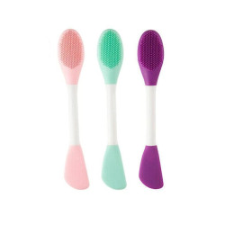 2 In 1 Silicone Face Mask Brush Facial Cleansing Brush