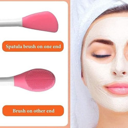 2 In 1 Silicone Face Mask Brush Facial Cleansing Brush