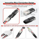 2-Pin Quick Connector Clips – Locking Buckle Snap-On Wire Connectors for DIY Lighting & Low Voltage Projects (10 Pcs)