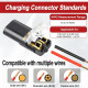 2-Pin Quick Connector Clips – Locking Buckle Snap-On Wire Connectors for DIY Lighting & Low Voltage Projects (10 Pcs)