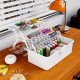 2-Tier Organizer Storage Box with Handle – Multi-Purpose , Suiteable For First Aid, Sewing & Supply Storage And Picnics