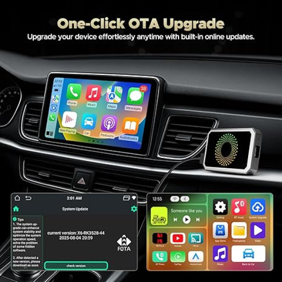 Watch YouTube & Netflix in Your Car – Wireless CarPlay & Media Box