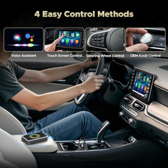 Watch YouTube & Netflix in Your Car – Wireless CarPlay & Media Box