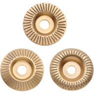 3 pcs Wood Carving Disc Set