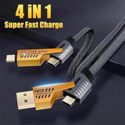 4 in 1 Fast Charging Cable(3ft) [BUY 1 GET 1 FREE]