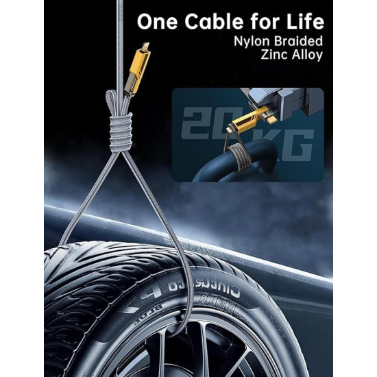 4 in 1 Fast Charging Cable(3ft)
