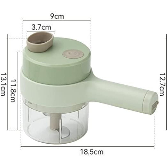 4 in 1 Handheld Electric Vegetable Cutter 4 in 1 Handheld Electric Vegetable Cutter