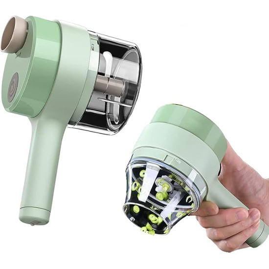 4 in 1 Handheld Electric Vegetable Cutter 4 in 1 Handheld Electric Vegetable Cutter