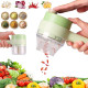 4 in 1 Handheld Electric Vegetable Cutter 4 in 1 Handheld Electric Vegetable Cutter