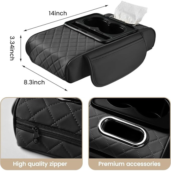 4-in-1 Multifunctional Car Center Console Organizer 4-in-1 Multifunctional Car Center Console Organizer