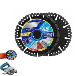 4.5 Inch Diamond Multi-Purpose Cutting Disc for Angle Grinder – Ultra Thin Diamond Saw Blade for Tile, Stone, Brick, Concrete & Metal