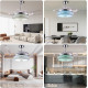 Modern Comfort for Any Room – 3-in-1 Smart Ceiling Upgrade – Fan, LED Light & Bluetooth Speaker