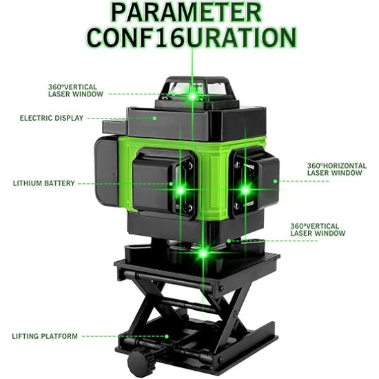 4D 8/12 Lines Laser Level
