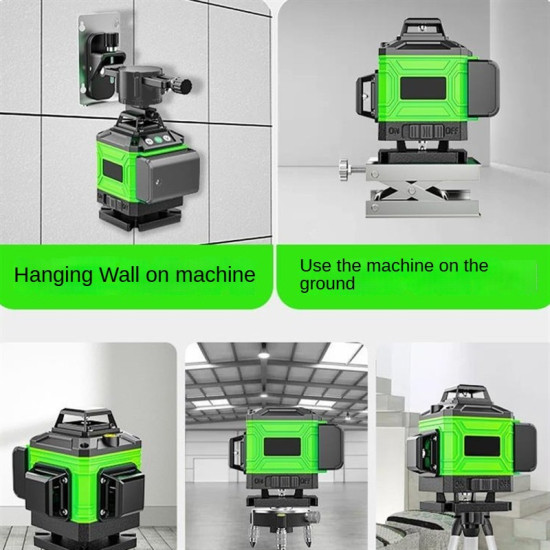 Professional Accuracy Made Easy – 4D Self-Leveling Laser Level (8 or 12 lines, No Automatic Rotation, Tripod Sold Separately)