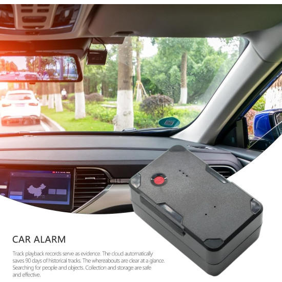 4G GPS Vehicle Tracker & Anti-Theft Alarm – Real-Time Car Tracking, Route History & Speed Monitoring (28-40 days Battery Life)