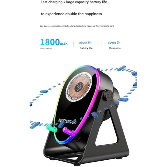 All-in-One Desk Upgrade Charge, Hold & Amplify Your Phone – 5-in-1 Wireless Charging Speaker & Phone Stand