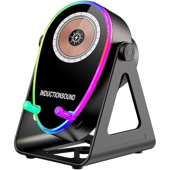 All-in-One Desk Upgrade Charge, Hold & Amplify Your Phone – 5-in-1 Wireless Charging Speaker & Phone Stand