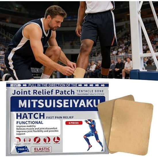 Target Pain Where You Need It – Flexible Fast Pain Relief Patches for Back, Neck & Joints (6PCS)