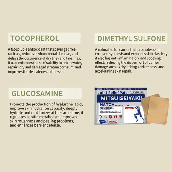 Target Pain Where You Need It – Flexible Fast Pain Relief Patches for Back, Neck & Joints (6PCS)