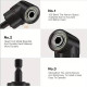Reach Tight Spaces with Ease – 6PCS Right-Angle Drill Attachment Set