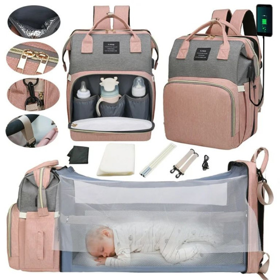 7 in 1 Travel Diaper Bag