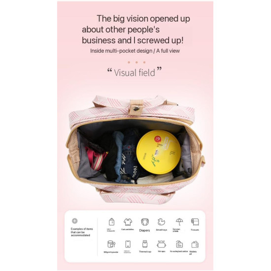 7 in 1 Travel Diaper Bag