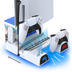 PS5 Cooling Stand with Disc Stand PS5 Cooling Stand with Disc Stand