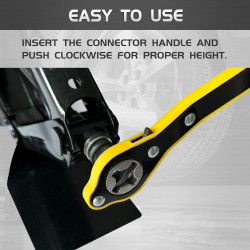 Change Tires Faster & Easier – Easy-to-Use Jack Handle