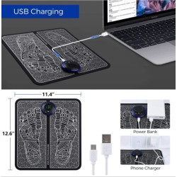 Relieve Foot Pain & Relax Instantly – EMS Electric Foot Massager Pad